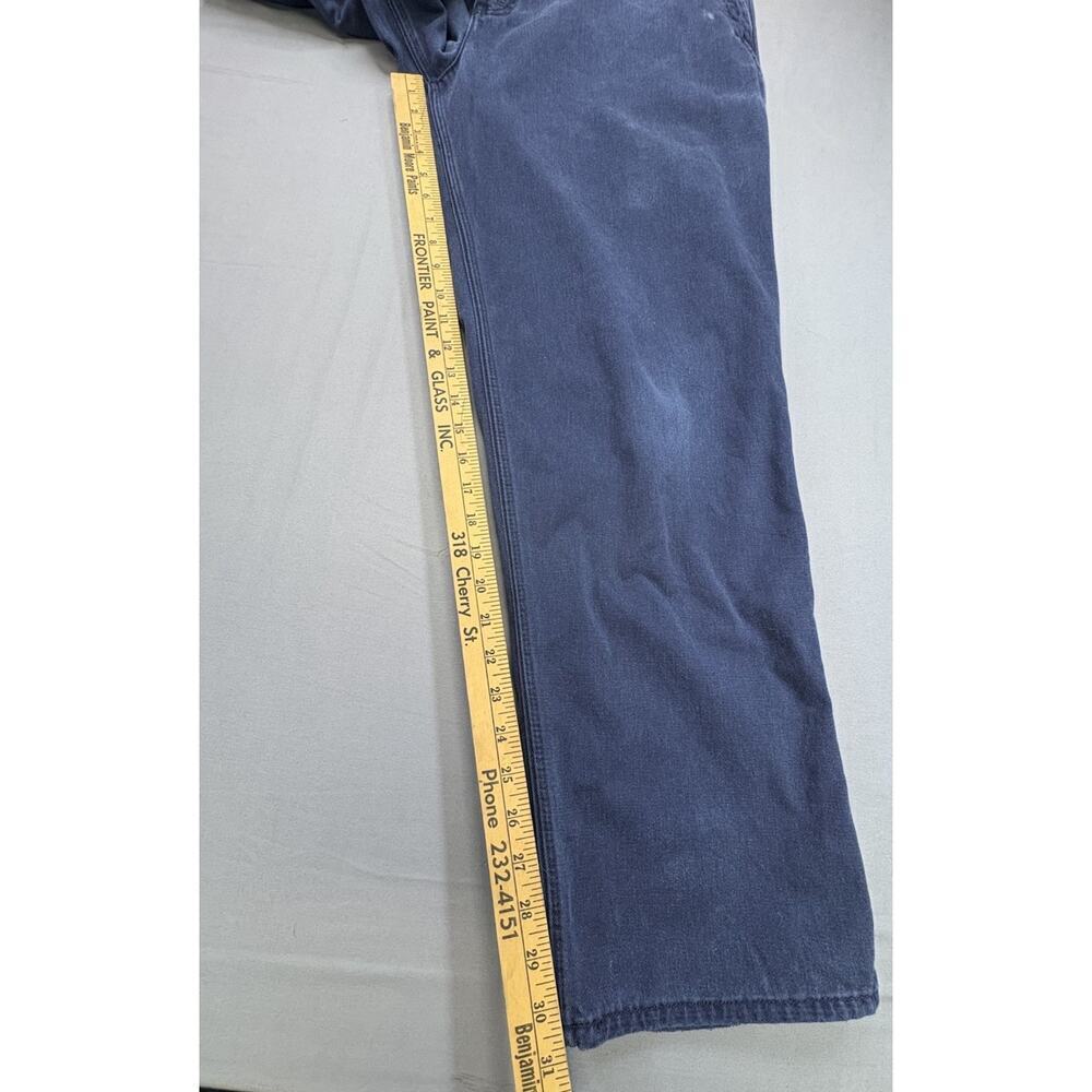 Carhartt FR Flame Resistant Cat 2 2112 Blue Work Pants Men’s 36x32 - Picture 7 of 12